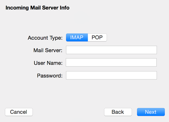 E-mail Setup Guide - Apple Mail | Nerivon KB